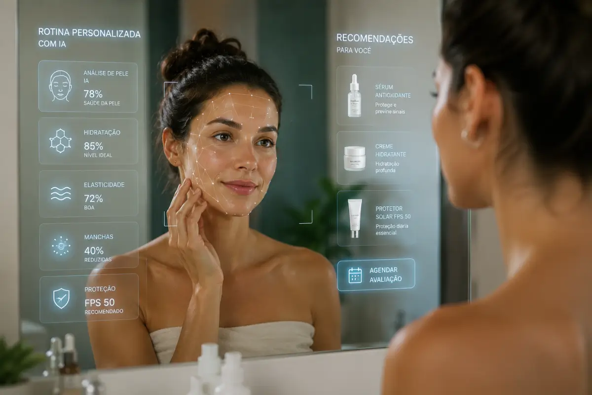Como a Tecnologia Está Mudando a Beleza