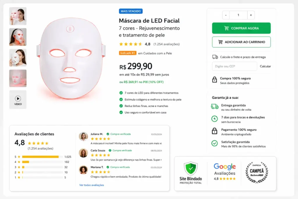 Como comprar gadgets de beleza tecnológicos com segurança