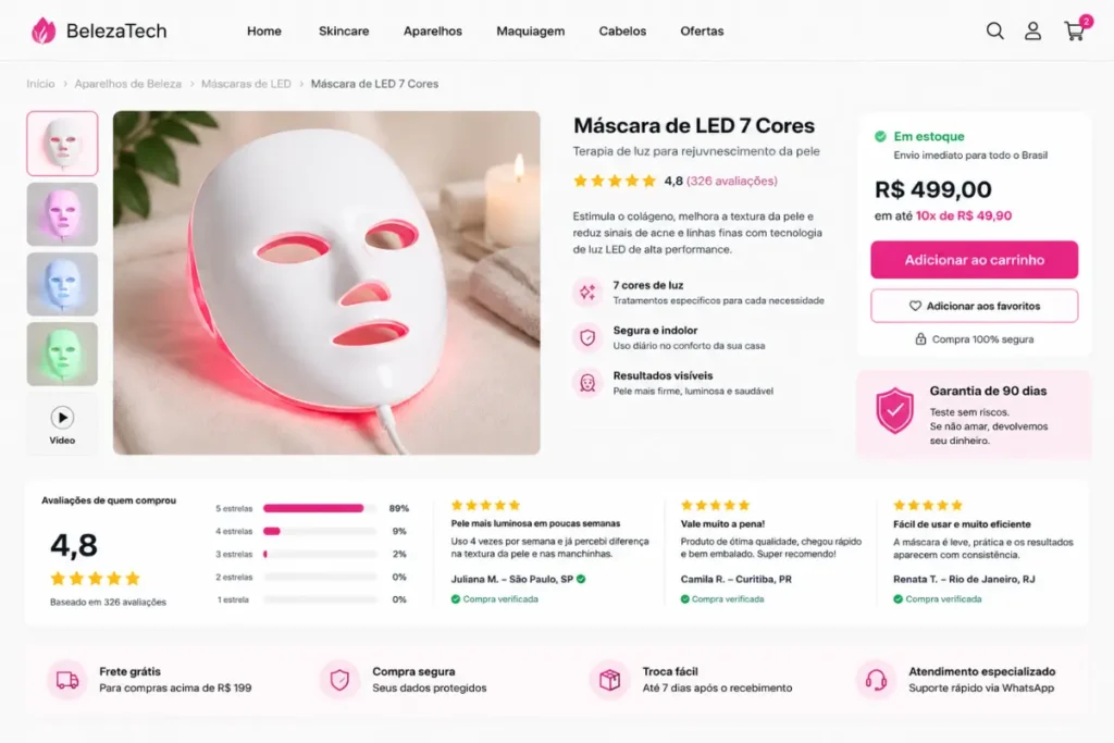 Como identificar uma compra segura de beauty tech