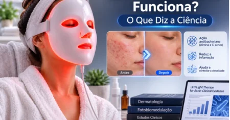 LED Facial Para Acne Funciona? O Que Diz a Ciência