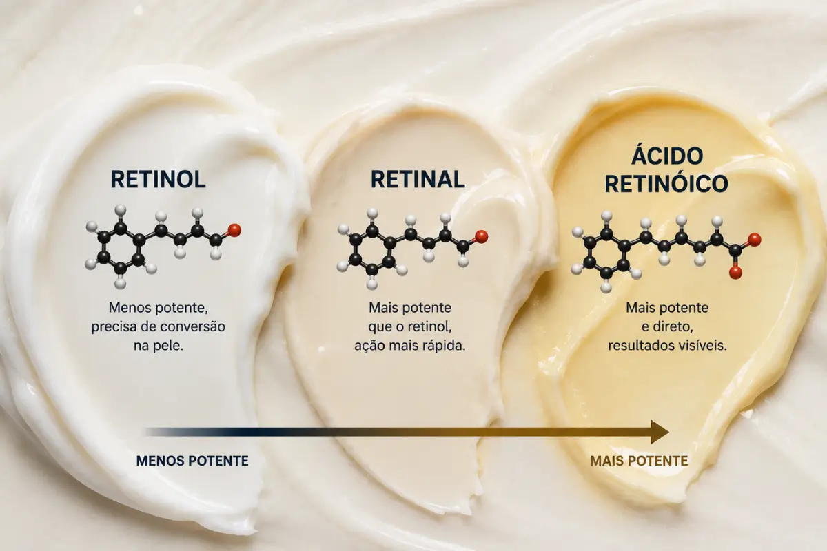 Retinol, Retinal ou Bakuchiol A ciência por trás de cada um