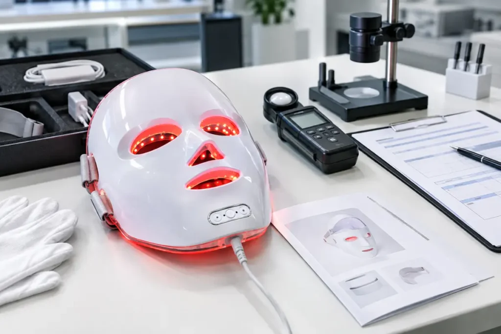 Como escolher corretamente a Máscara LED Facial da Bmed checklist técnico