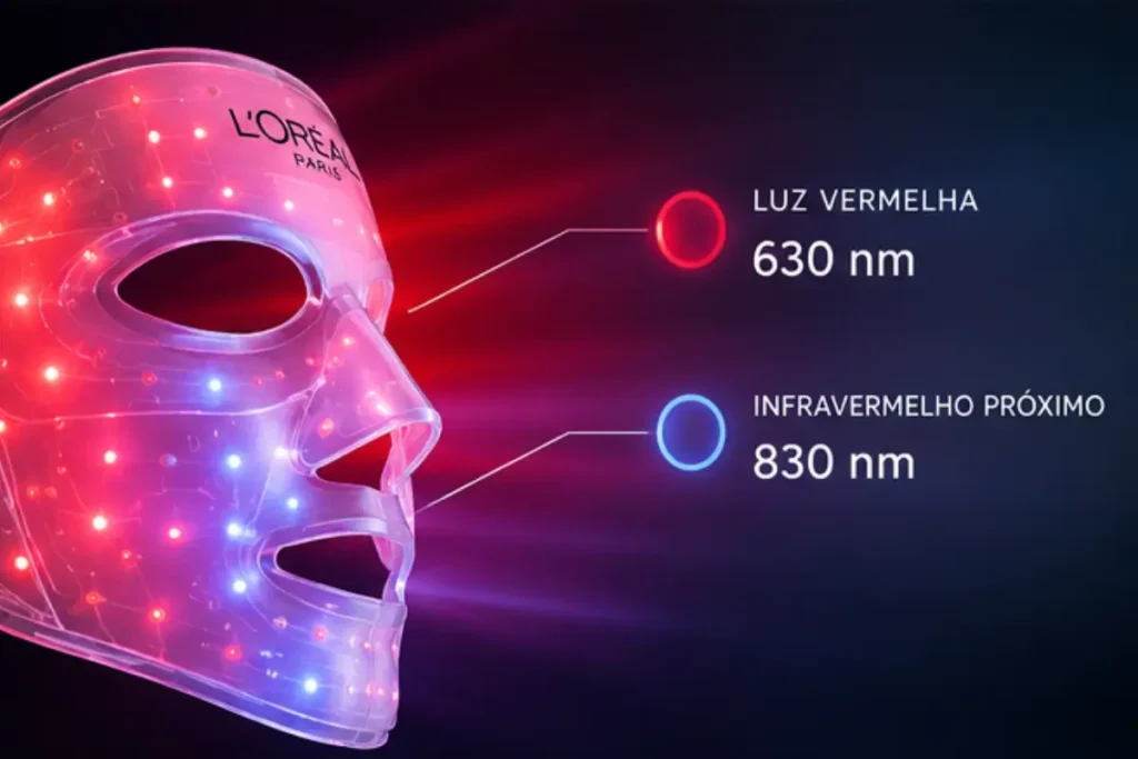 Como funciona a tecnologia de luz da máscara LED da L’Oréal