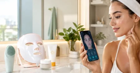 Cuidados com a Pele em Casa: Guia Completo de Beauty Tech com IA, RA e Dispositivos Inteligentes em 2026