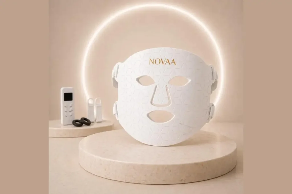 Máscara facial de LED para skincare