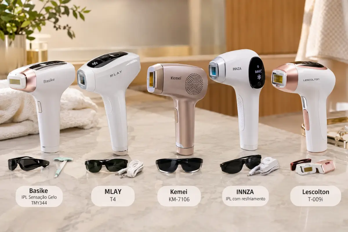 Melhor depilador IPL Top 5 modelos para comparar