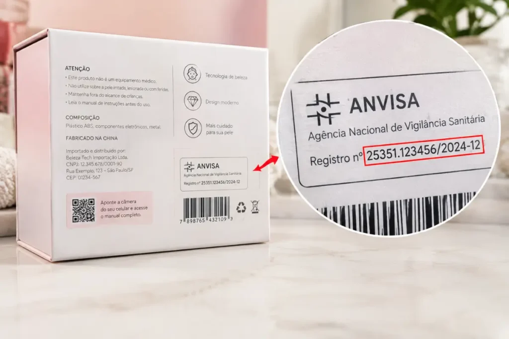 registro Anvisa aparelho de beleza como conferir antes de comprar